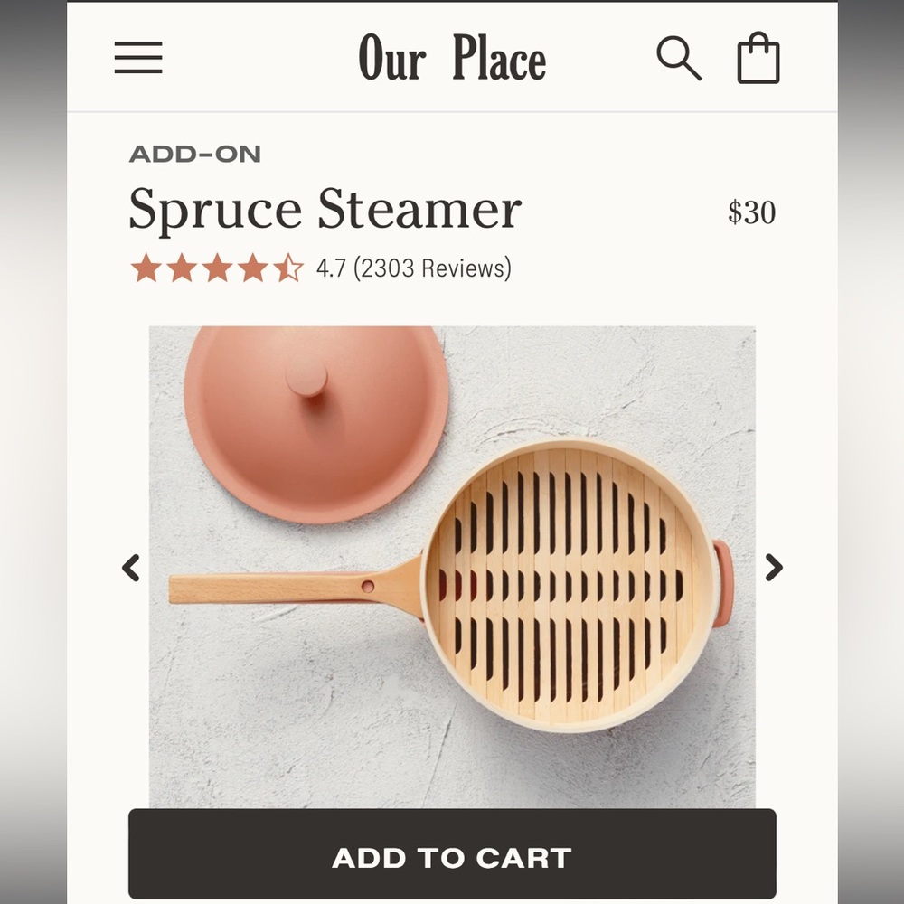 Set of 2 - Our Place Spruce steamer